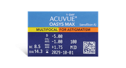 ACUVUE® OASYS MAX 1-Day MULTIFOCAL for ASTIGMATISM