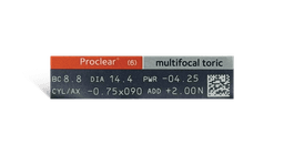 Proclear multifocal toric
